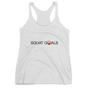 Women's Squat Goals Racerback Tank