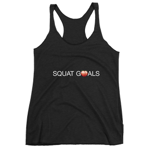 Women's Squat Goals Racerback Tank